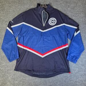 Chicago Cubs x Budweiser BudFridays Promotional Quarter-Zip Windbreaker Pullover